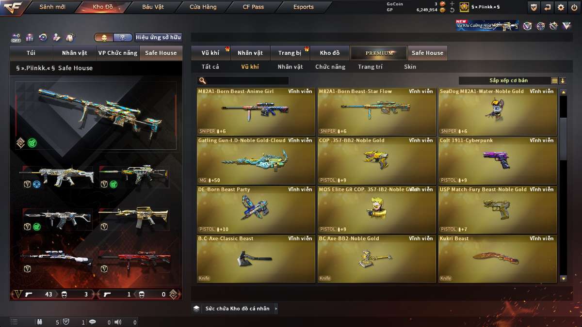 shop acc cf uy tin gia re